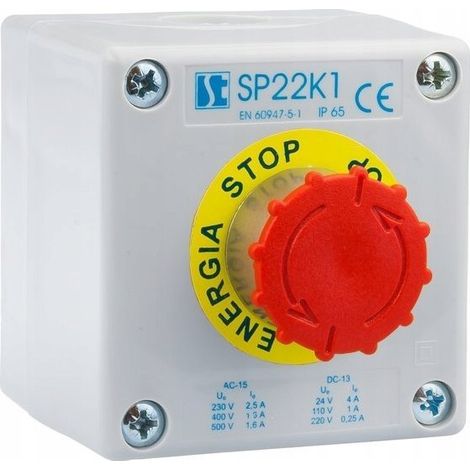 Steuergerät spamel k1 Not-Aus-Taste IP65