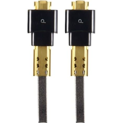 Jeu de 2 Balais de Charbon pour Moteur d'Aspirateur 6.5x11x32mm Pièces de Rechange Haute Qualité (1/4)