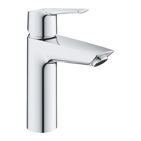 Mitigeur de lavabo à levier M – Montage monotrou – GROHE SilkMove cartouche céramique 28 mm – Limiteur de débit ajustable – 24204002