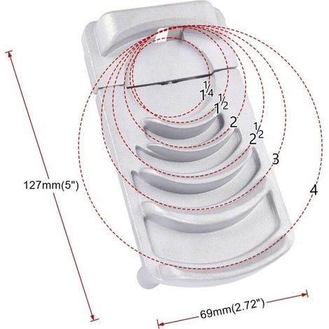 Outil de chanfreinage pour tuyaux en plastique, outil d'ébavurage pour tuyaux en plastique. (1/4)