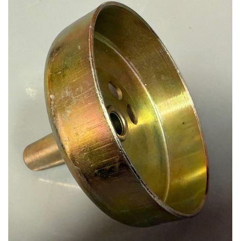 Panier de embrayage de 9 cannelures pour débroussailleuses Awtools, modèles BC415 BC520 BC620, pièce de rechange en métal robuste, transmission sûre et ajustement parfait.