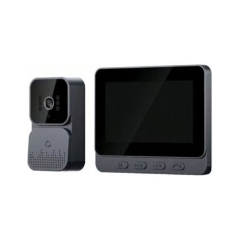 Sonnette vidéo, système d'interphone vidéo, sonnette à vision nocturne avec moniteur de caméra, sonnette pour maison de villa