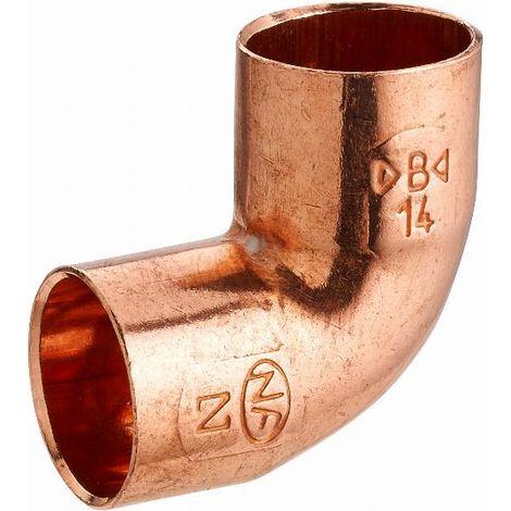 Kupfer Lötbogen 90° kleiner Radius doppelte IG gleich NOYON & THIEBAULT - Ø 14 mm Beutel 5 Stk - 940-14S5