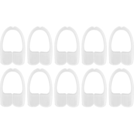 Lot de 10 protège-dents de nuit en caoutchouc, protection sportive anti-grincement des dents, pour bruxisme (1/5)