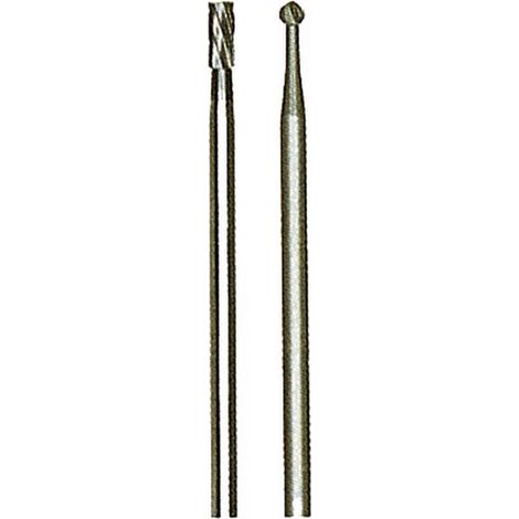 PROXXON 28750 2 FRESE PER METALLO DURO MODELLISMO ACCIAIO GHISA METALLI FERRO (1/2)