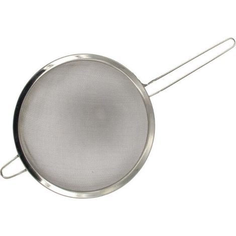 Cuillère passoire en acier inoxydable pour usage domestique, pour filtrer les jus. (1/4)