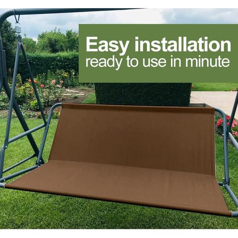 Housse de Siège de Jardin pour Balançoire de Jardin, Housse de Chaise de Jardin Couvre-siège Swing, 2 et 3 Places (1/5)