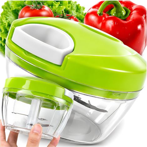 Zerkleinerer, Hobel, Handraspel für Gemüse, Obst, Lauch (1/5)