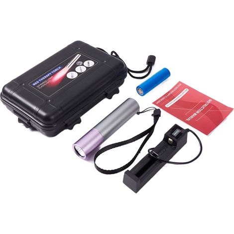 Lampe torche de luminothérapie rouge 630 nm, 660 nm, 850 nm, portable, pour soulager les douleurs articulaires et musculaires. (1/5)