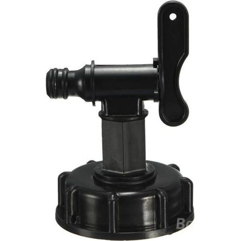 Valve à Raccord Rapide pour Tonneau IBC avec Robinet 15mm - Accessoires Vidange Jardin (1/3)
