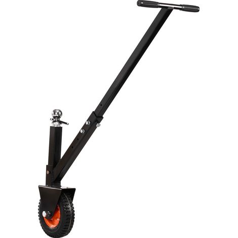 Chariot de remorque ajustable jusqu'à 136 kg, hauteur variable de 42 cm à 56 cm, pneus en caoutchouc pour caravanes et camping-cars. (1/5)