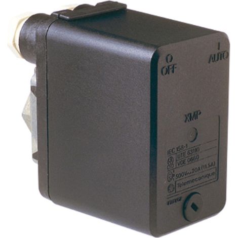 Jetly – Pressostat bipolaire 6 bars – Monophasé 230V – Filetage 1/4'' – Contacteur à clé pour environnements techniques