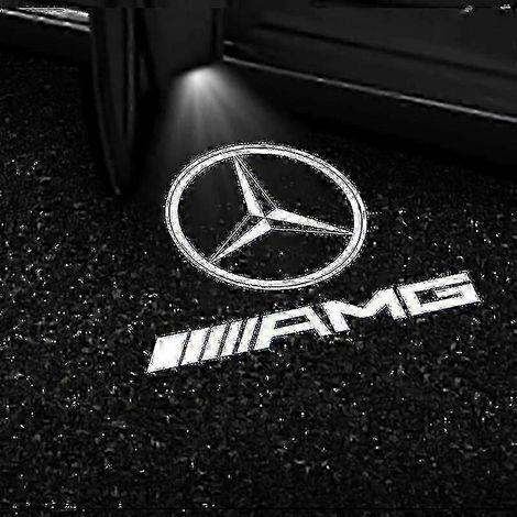 projecteurs de logo LED pour portières de voiture Mercedes-Benz GLS/GLC/GLB/GLA/Classe A/B/C/E - Décoration automobile (1/2)