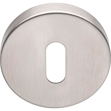 Paire de rosaces JADE clé L inox - HERACLES - B-INOX-06 (1/3)