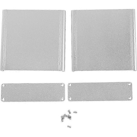 Boîte de jonction électrique en aluminium, accessoire de câblage, dissipation thermique, type séparé, gris sable, pour montage mural (1/4)