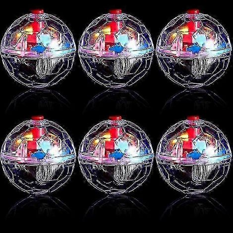 Balle de chasse aux fantômes, jouet interactif pour animaux de compagnie, en plastique transparent lumineux (1/5)