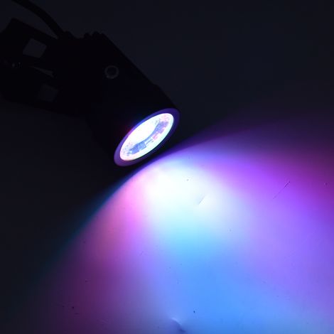 6er-Set LED-Gartenleuchten, RGB-Fernbedienung + warmweißes Licht, automatischer Farbwechsel, Bodenbeleuchtung, Strahler für Hof, Villa, Rasen, RGBWW, 6er-Set, europäischer Standard, 220 V (1/5)