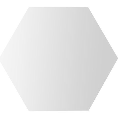 Autocollants Miroir Hexagonaux Amovibles - Décoration Murale Salon Chambre - Argenté 18x16x9,2cm (234 Autocollants) 32 Pièces