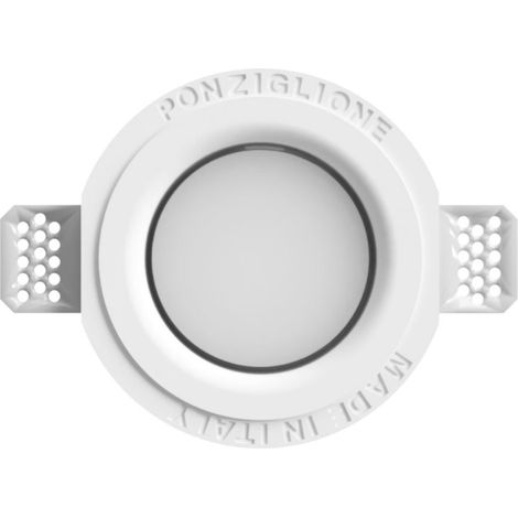 Faretto incasso lampadari bartalini asan fp27 gx53 led gesso verniciabile