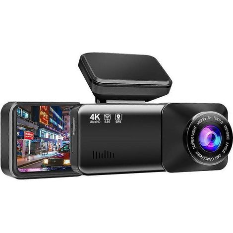 Osmo Auto-Dashcam 4K Front- und Rückkamera, GPS-Dashcam mit Parküberwachung, 170°-Weitwinkel, Nachtsicht- und Parkmodus