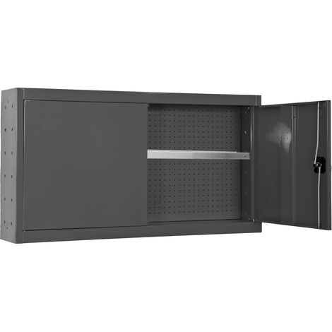 Armario Herramientas CABINET Tools con Estante Desmontado 650x1200mm antracita