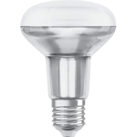 OSRAM LED SUPERSTAR R80 Lampadina LED con Riflettore, Attacco: E27, Bianca Calda, 2700 K, 8.50 W, Equivalenti a 100 W, LED SUPERSTAR R80, Chiaro, Taglia Unica (1/2)