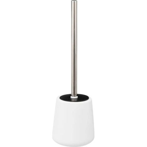 Brosse WC Design "Cocon" 40cm Blanc Coton (1/3)