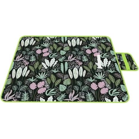 Wasserdichte Picknickdecke für draußen – tragbare Campingmatte, feuchtigkeitsbeständige Zeltunterlage, Reise-Picknickdecke 100 x 150 cm (1/2)