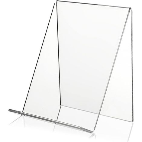 Support de livre en acrylique transparent 8 pièces, support de marchandises comme serre-livres et support, présentoir de livre en acrylique (1/3)