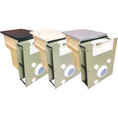 Capot en polyester pour mur filtrant piscine GS8 et GS14