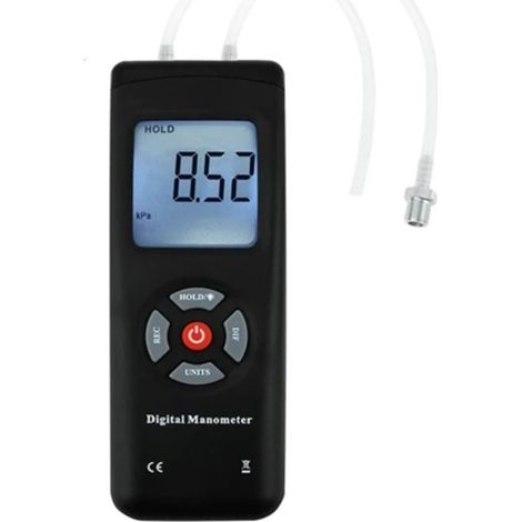 Manomètre à main numérique, manomètre différentiel de gaz, testeur de manomètre, manomètre, contrôle électronique du manomètre de test de pression MNS (1/4)