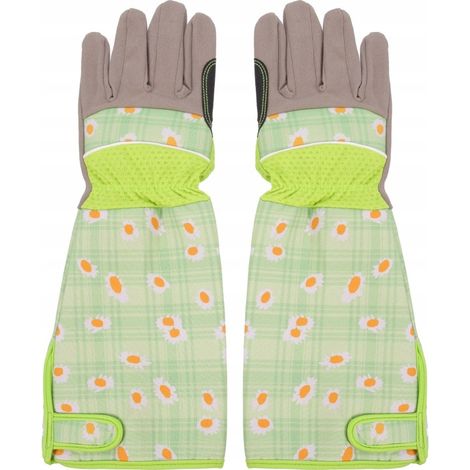 1 Par Guantes Jardín Protección PU Tela (1/4)