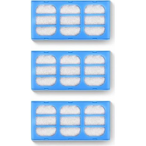 3 filtres de rechange compatibles avec Catmates, kit de filtration pour fontaine à eau pour chat avec 3 filtres de rechange (1/4)