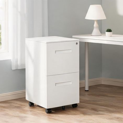 Meuble de rangement de bureau bianco en acciaio 39 x 48 x 67 cm (1/5)