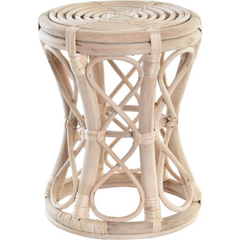 Table d'appoint - DKD Home Decor - Rotin tropical - Beige - Ethnique - Intérieur (1/5)