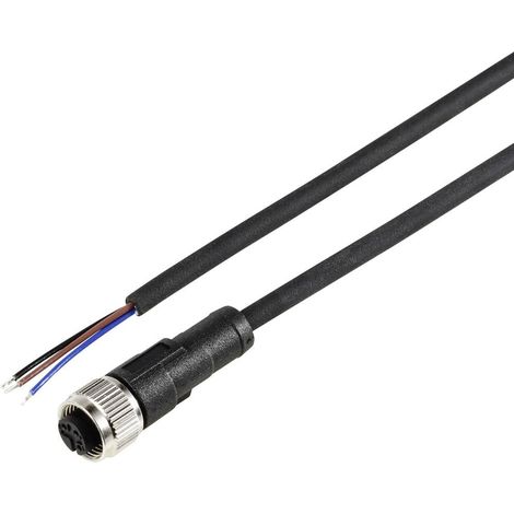 TRU COMPONENTS TC-12833016 Cavo di collegamento per sensore o attuatore M12 Giunto dritto 10 m Numero di poli: 3 1 pz. (1/3)