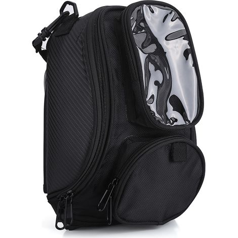 de réservoir d huile carburant magnétique universelle noire