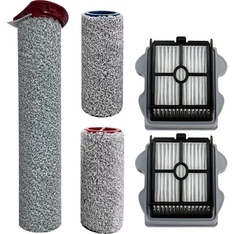 5 Stück Zubehörset für Roborock Dyad Pro/Dyad Pro Combo, 3 Bürstenwalze, 2 HEPA-Filter (1/5)