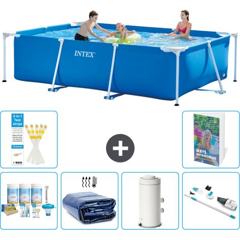 Rechteckiger Frame Pool - 300x200x75 cm - 7-teilig S136