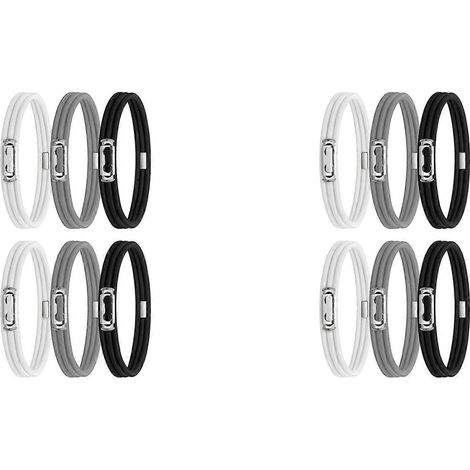 12x Garbage Can Bands Cord Lord réglable grand poubelle caoutchouc Bands Fits 8 33 Gallon Trash Cans Multifunction Band (1/3)