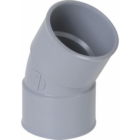 Coude FF 30° PVC Ø75 Nicoll -NF-