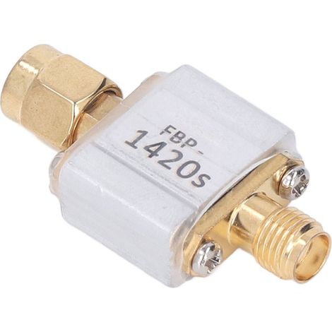 Filtre passe-bande à onde acoustique de surface 1420MHz Module Bande passante 80MHz Connecteur SMA Composant électronique pour radioastronomie (1/5)