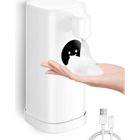 Automatischer Schaumseifenspender, Schutzart IPX7, mit Händewascherinnerung nach 20 Sekunden, nachfüllbar bis 300 ml, für Zuhause und Schule (1/5)