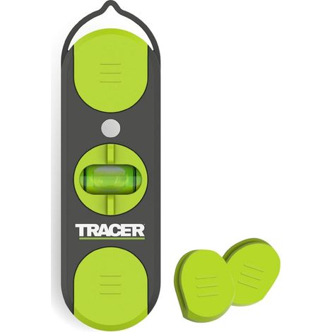 TRACER Magnetischer Bolzenfinder – Mit Markierungsschildern & Wasserwaage für präzises Orten, 1 Stk