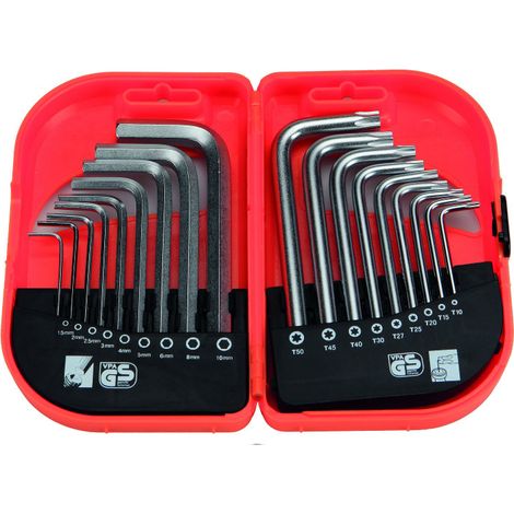 JEU COMBINÉ CLÉS ALLEN+TORX INV. ALYCO ORANGE