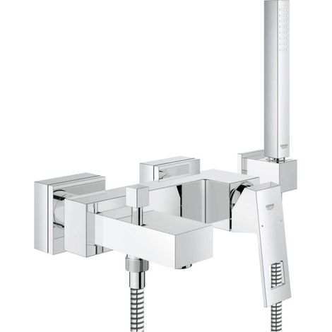 Mitigeur de douche monocommande 1/2' – 23141000 – Finition chrome – Cartouche céramique GROHE SilkMove 46 mm – Bec avec mousseur (1/10)