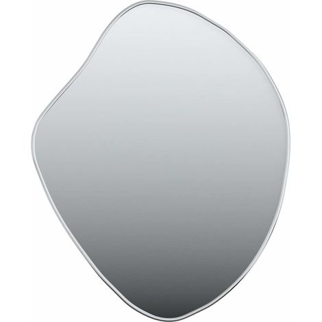 vidaXL Espejo de pared plateado 50x40 cm (1/2)