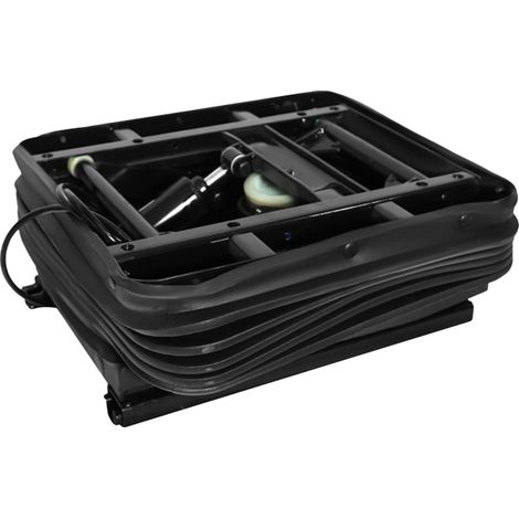 Base per sedile Air Ride retrofit, copertura protettiva, comfort del conducente, nera (1/2)