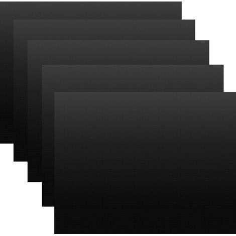 BBQ-Toro Premium Grill Mat Set (5 pezzi)  40 x 33 cm  Pellicola da forno per grill a gas