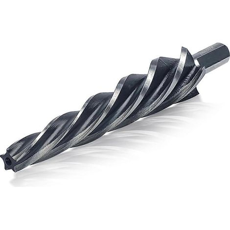 Alésoir conique pour rotule, alésoir conique pour rotule à cône de 1-1/2 pouce par pied, fabriqué en acier rapide (1/4)
